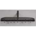 Old Dutch International Old Dutch International 121GU 36 x 9 x 11.25 Inch Graphite Wall Pot Rack with 12 Hooks 121GU